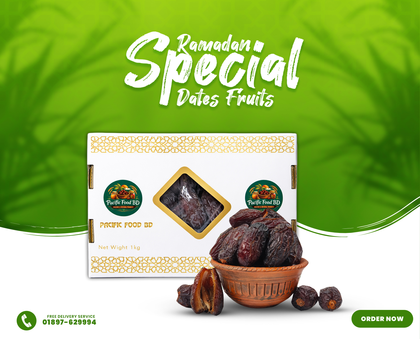 Medjool Dates -1kg / মেডজুল খেজুর -১ কেজি